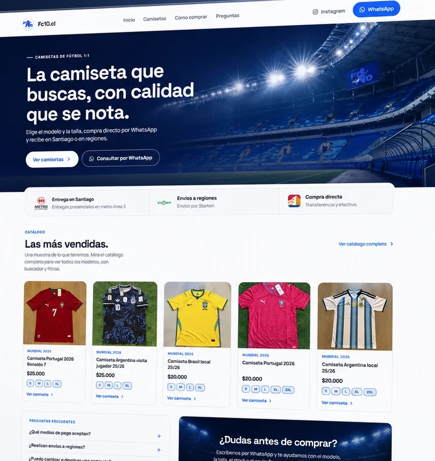 Sitio web de FC10
